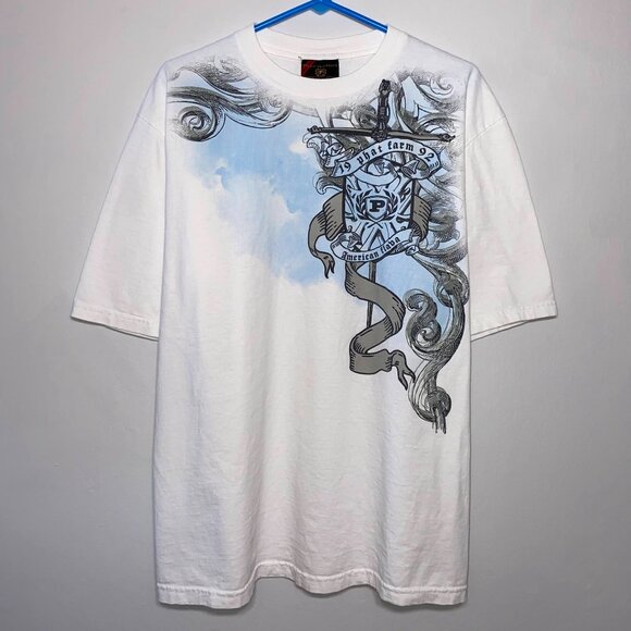 Y2K Phat Farm Classic American Flava Est 1992 Affliction Style 2XL - Picture 1 of 6